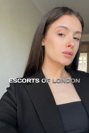  Exclusive Brunette haired London escort Polina is 5'9